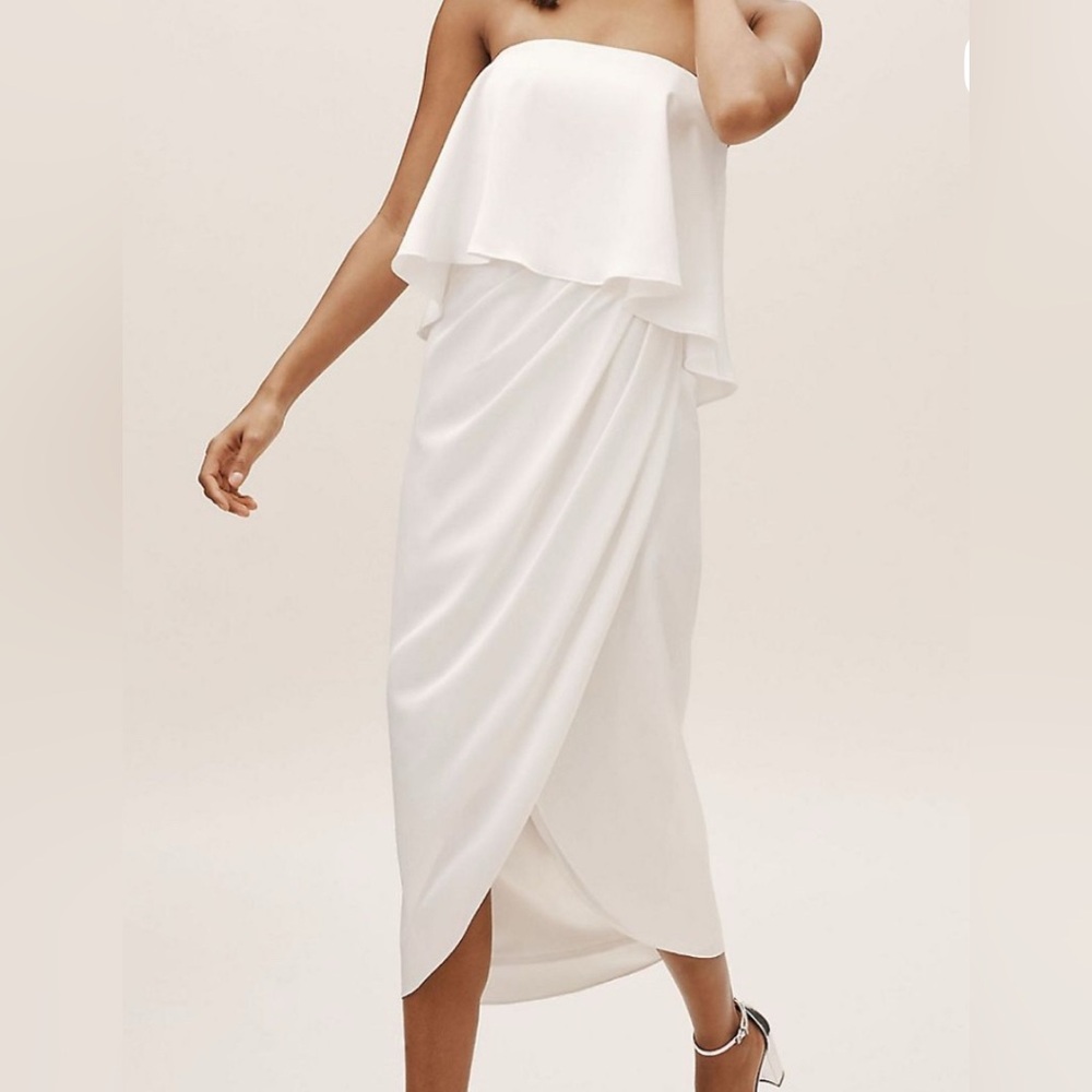 BHLDN Kelli Strapless Tulip Hem Dress, Women’s US 4 - Picture 6 of 8